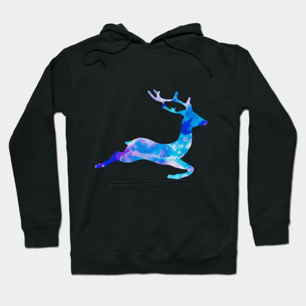 Abstract Deer Hoodie by uniqued